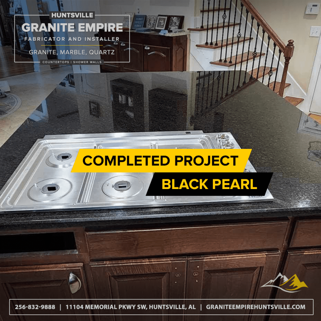 granite countertops with backsplash
