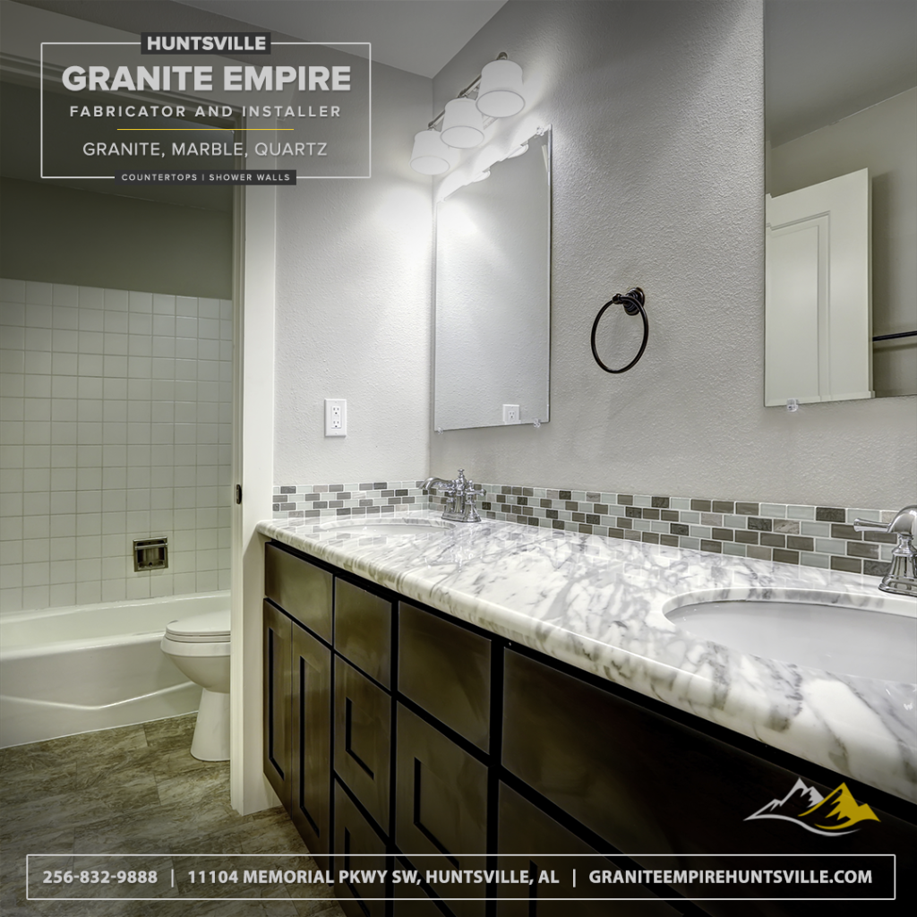 granite countertops with backsplash