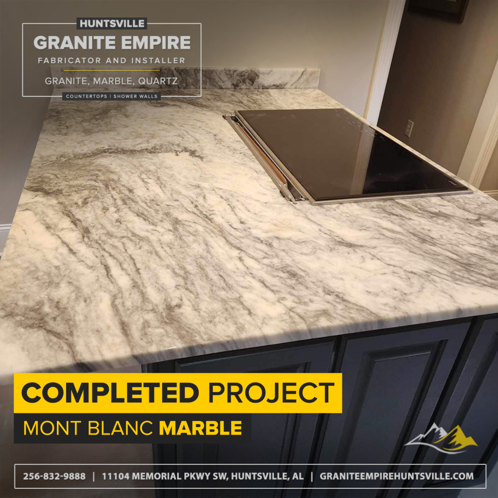 granite countertops with backsplash
