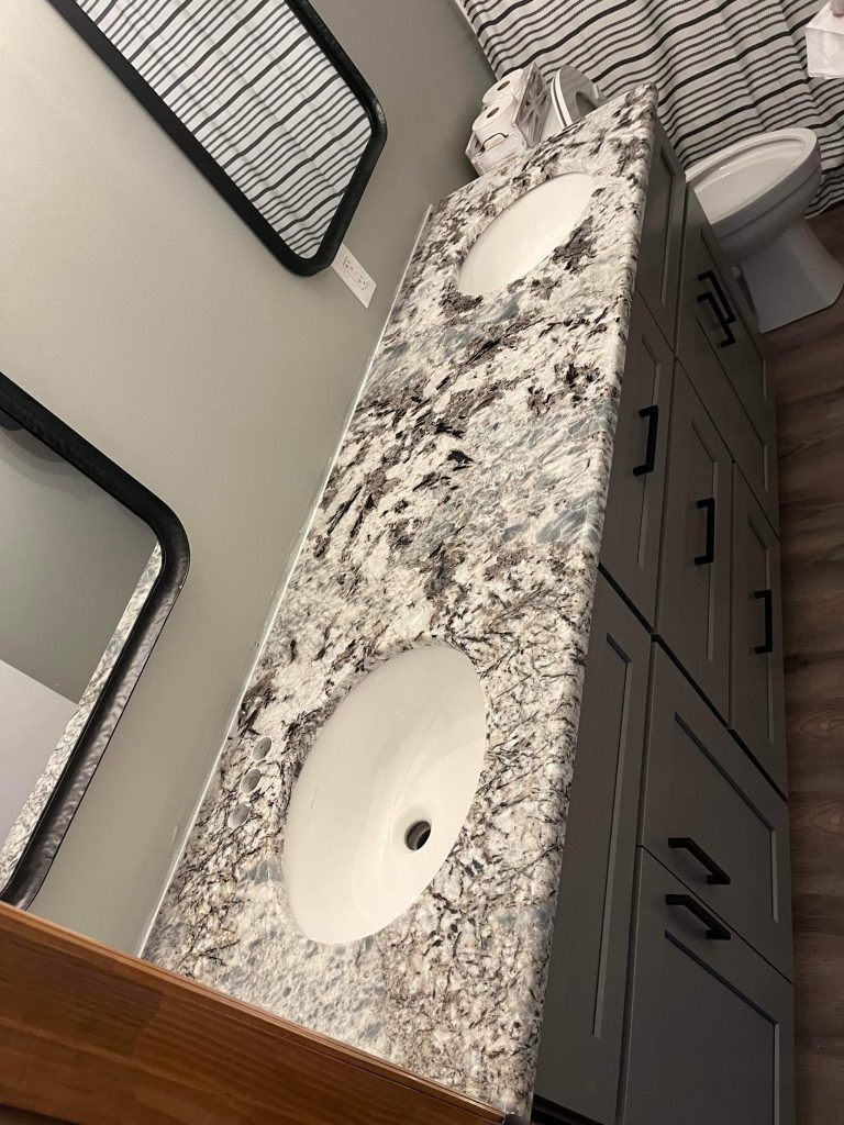 Blue Flowers Countertops