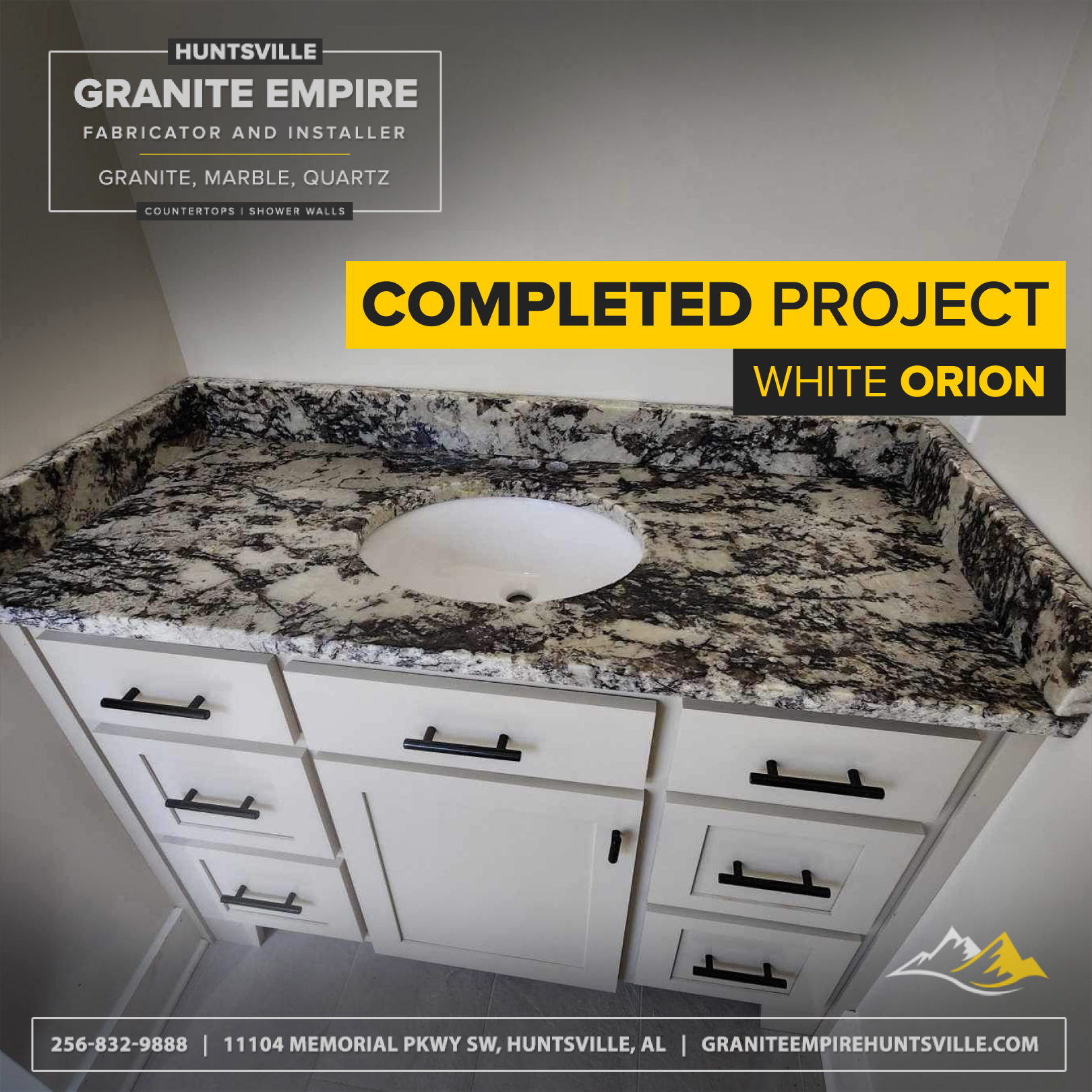 White Orion: The Star of Contemporary Countertop Design